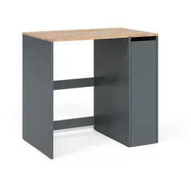 Vicco Waschmaschinenschrank Viktor 93,6 x 88,2 cm Anthrazit/Goldkraft Eiche