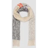 s.Oliver Patchwork-Schal mit Fransen - 1