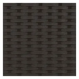 vidaXL Gartensofa 2-Sitzer mit Hockern Schwarz Poly Rattan