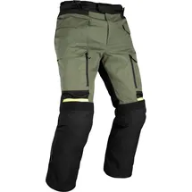 Oxford Rockland, Textilhose wasserdicht - Oliv/Schwarz/Neon-Gelb / 5XL