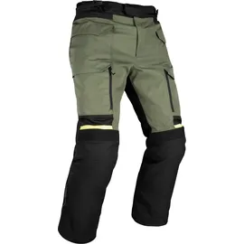 Oxford Rockland, Textilhose wasserdicht - Oliv/Schwarz/Neon-Gelb / 5XL