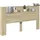vidaXL Kopfteil-Schrank mit LED mit Regal Sonoma 180 x 16,5 x 103,5 cm