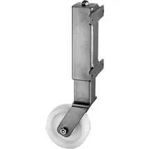 GAH Alberts Alberts Torlaufrolle für schwere und breite Tore,b.450kg Torgew.,fvz.z.Anschrauben,R⌀125mm