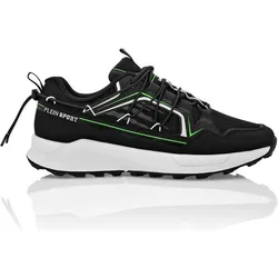 PLEIN SPORT Herren Halbschuhe Sneaker, Schwarz, 45