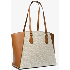Michael Kors Taryn Shopper Kunstleder Beige/Braun