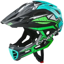 CRATONI C-Maniac 58-61 cm black/lime/turqoise matt