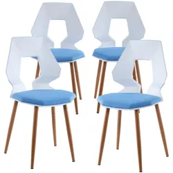 2er 4er Set Design Stühle Esszimmerstühle Küchenstühle Wohnzimmerstuhl Bürostuhl Kunststoff