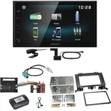 Kenwood DMX-125DAB Bluetooth MP3 Einbauset für Mercedes Sprinter W906 Crafter