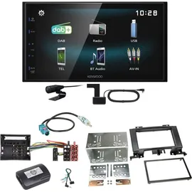 Kenwood DMX-125DAB Bluetooth MP3 Einbauset für Mercedes Sprinter W906 Crafter