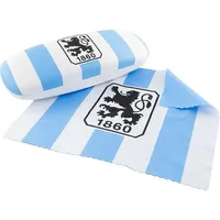 TSV 1860 München Brillenetui weiß/blau mit Putztuch Hartschale Etui - Plus Lesezeichen Wir lieben Fußball