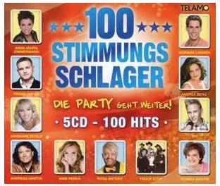 CD Various - 100 Stimmungsschlager, Die Party Geht Weiter - Beliebte Schlagerhits für beste Stimmung