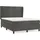 vidaXL Boxspringbett 140 x 200 cm H2 Grau