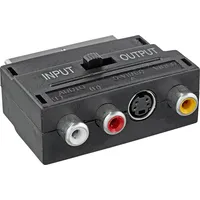 Schwaiger Audio/Video Adapter mit Umschalter