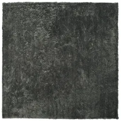 Teppich dunkelgrau 200 x 200 cm Shaggy EVREN
