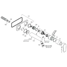 Hansgrohe Talis E 165 Einhandmischer chrom 71732000