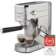 First Austria TZS First Austria Siebträgermaschine elektrisch silberfarben + 2 doppelwandige Glasbecher