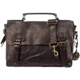 Harbour 2nd Ashton Messenger Leder 25 cm Laptopfach braun