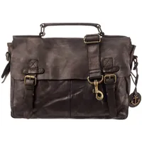 Harbour 2nd Ashton Messenger Leder 25 cm Laptopfach braun