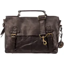 Harbour 2nd Ashton Messenger Leder 25 cm Laptopfach braun