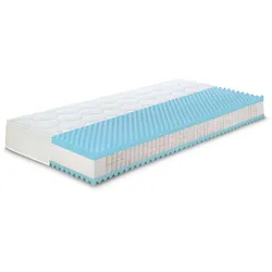 Taschenfederkernmatratze HEMAFA "Opal TFK 500", weiß, B:100cm H:21cm L:200cm, Bezug: 51% Polyester, 49% Lyocell, Matratzen