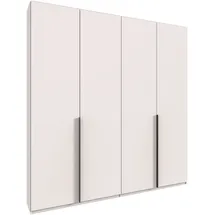 WIMEX Kleiderschrank »Mugano,in 8 Breiten,3 Höhen,2 Tiefen, viele Farben, Made in Germany« in Basic oder Premium Ausstattung, mit langen oder kurzen Griffen aus Metall, mit oder ohne Spiegel, schwarz