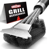 grillart Grillbürste Größe 1 Porzellan Schwarz/Silber