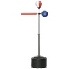 Boxständer Mit Punchingball, Reflexstange Bunt (Farbe: Schwarz, Rot, Blau)