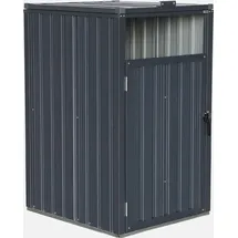 sweeek Mülltonnenabdeckung 73 x 82 x 124 cm grau