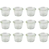 APS Gourmet-Gläser, 12er Set WECK Gläser 35 ml, 5 cm, H: 3,5 cm,