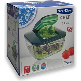 Genius Nicer Dicer Chef 13-tlg. grün 