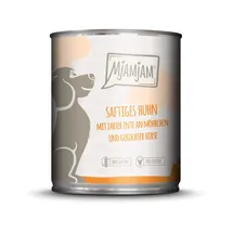 MjAMjAM saftiges Huhn mit zarter Ente an Möhrchen und gekochter Hirse