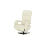 meinSofa Drehsessel Leder Franzi-L ¦ creme