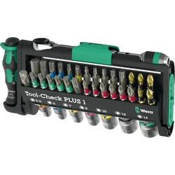 Wera Tool-Check PLUS 1, 39-teilig superkompakt Werkzeugset Hand/MaschinenEinsatz