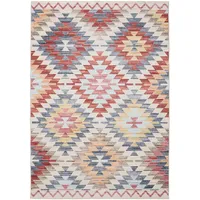 Benuta Vintage-Teppich, Mehrfarbig, Beige, Kunststoff, Vintage, Rechteckig, 80x150 cm