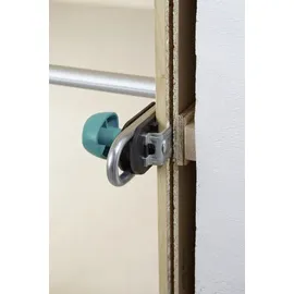 WOLFCRAFT Türfutterstrebe Aluminium 60-100 cm grau/türkis
