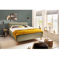 meise.möbel Polsterbett Lotte mit Lattenrost und Bettkasten grün