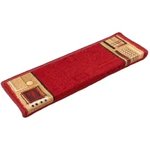 vidaXL Stufenmatten Selbstklebend 5 Stk. 65x21x4 cm Rot