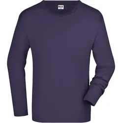 Langarmshirt "JN913" - L - aubergine
