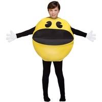 Funidelia | Pac-Man Kostüm 100% OFFIZIELLE für Jungen und Mädchen Größe 4-10 Jahre Games, 80er Jahre, Arcade - Farben: Gelb, Zubehör für Kostüm - Lustige Kostüme für deine Partys