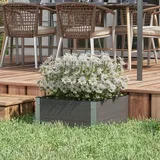 Outsunny Hochbeet 60 x 60 x 30 cm Grau