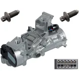 FEBI bilstein 107817 Zündschlossgehäuse mit Zündschalter und Schrauben, 1 Stück, Silber