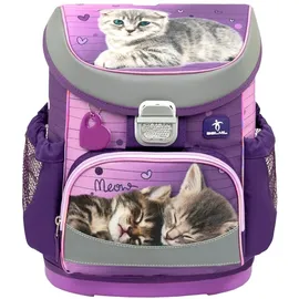 Belmil Mini-Fit Schulranzen-Set 4tlg Little Catly Lila