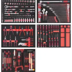 Kraftwerk Werkzeug-Zusammenstellung PRO LINE EVA, 242-tlg.