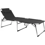 Mojawo XXL Gartenliege Anthrazit