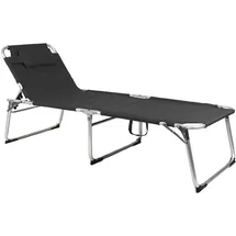 Mojawo XXL Gartenliege Anthrazit