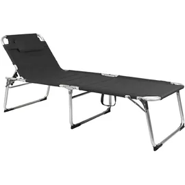 Mojawo XXL Gartenliege Anthrazit