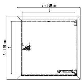 Hailo Professional Schachtabdeckung HS7 120 cm x 120 cm