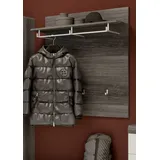 inn.furn Garderobenpaneel Shawn 90 x 98 cm Grau