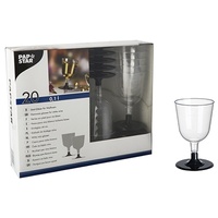 PAPSTAR 100 Stiel-Gläser für Weisswein, PS 0,1 l Ø 6,7 cm · 11 cm glasklar