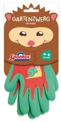 Spontex Gartenzwerg Garten-/ Kinderhandschuhe, Nitrilbeschichtung 12304172 , 1 Paar, 4 bis 6 Jahre